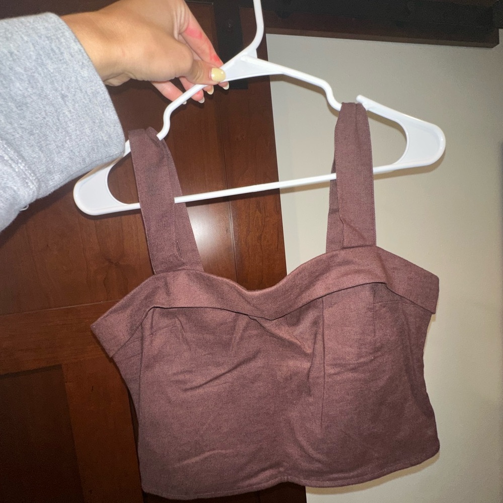 Abercrombie & Fitch Brown Tank Top